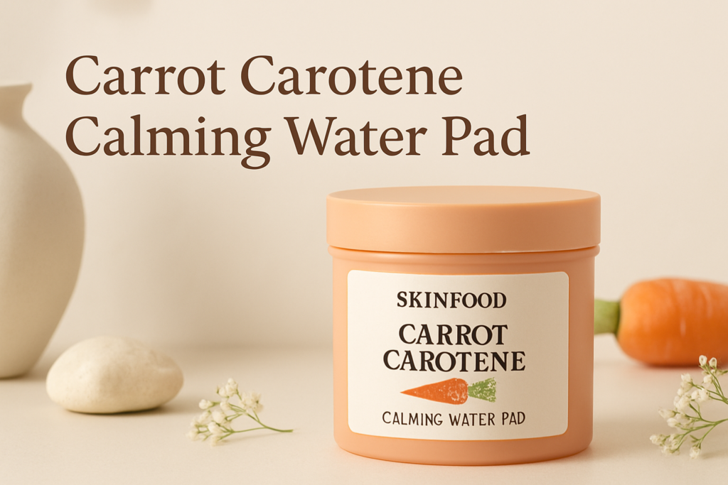 Carrot Carotene Calming Water Pad K-beauty product analysis