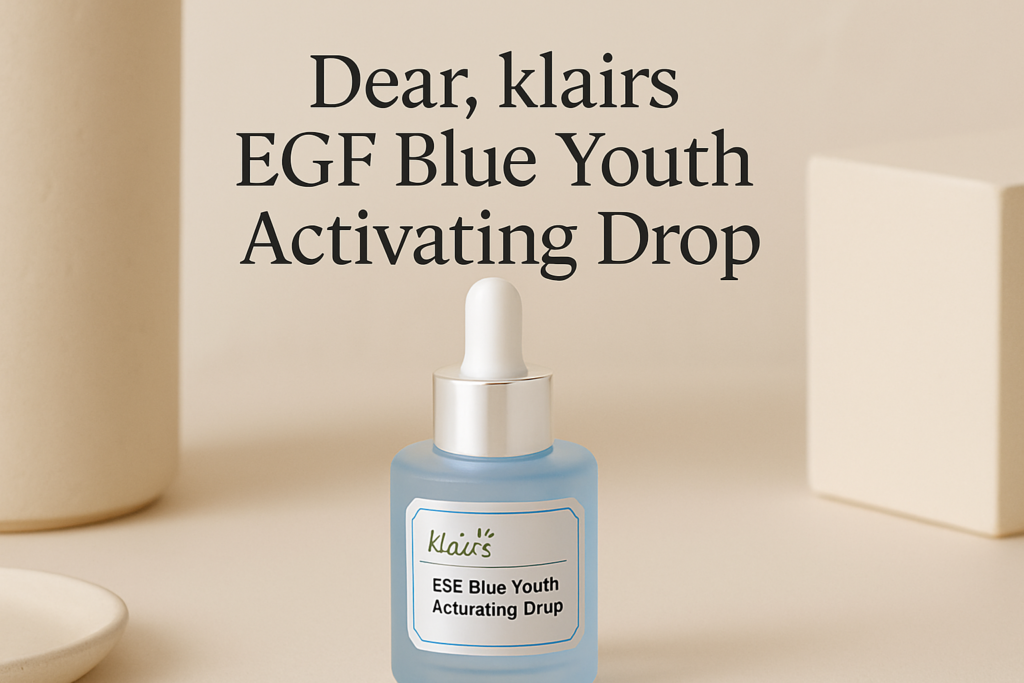 EGF Blue Youth Activating Drop K-beauty product analysis