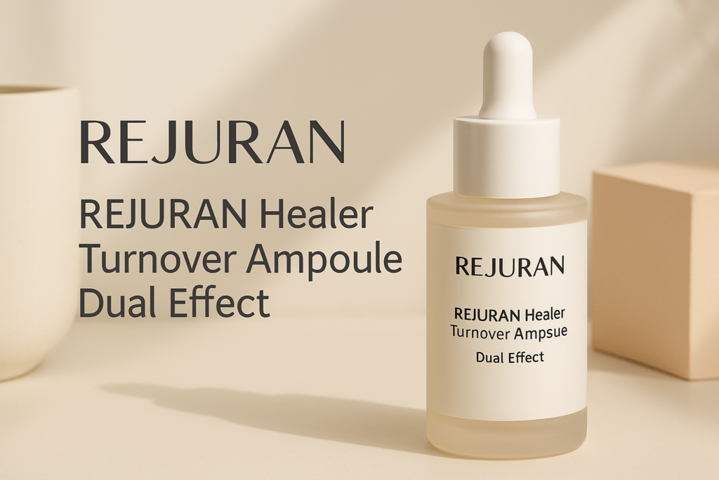 REJURAN Healer Turnover Ampoule Dual Effect Review: Korea’s c-PDRN Barrier-and-Firmness Serum, Examined
