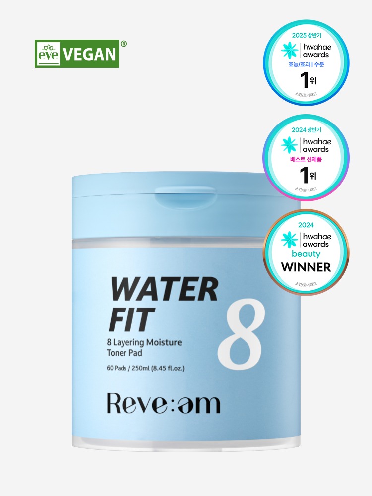 Reve:am WATER FIT 8 Layering Moisture Toner Pad Review: Korea’s Hydration-Pad Favorite, Examined