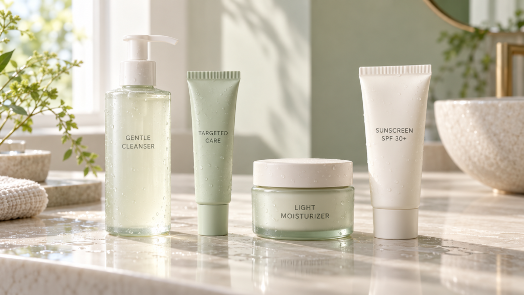 Korean Skincare Routine for Acne-Prone Skin: Simple Morning and Night Steps